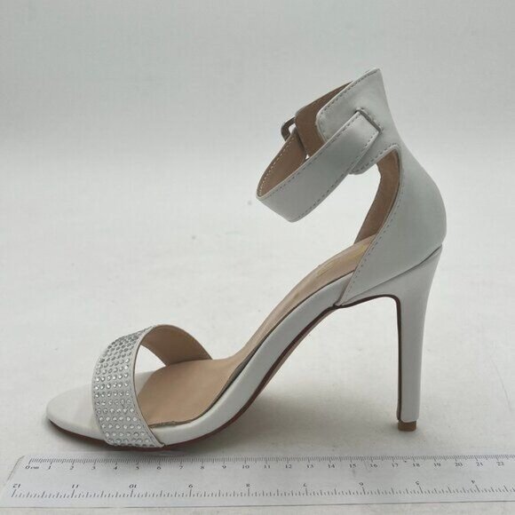 FSJ Women Versatile Ankle Strap Buckle Sandals Open Toe High Heel Pumps for Summ - Picture 2 of 8